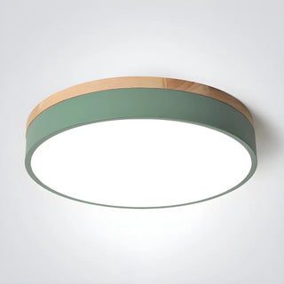 ZOWALA - Modern Simple Round Acrylic LED Flush Mount Light Image - 10