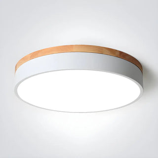 ZOWALA - Modern Simple Round Acrylic LED Flush Mount Light Image - 11