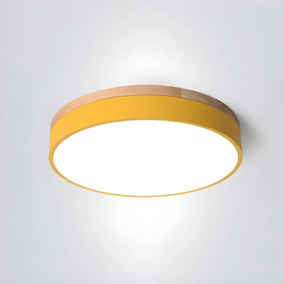 ZOWALA - Modern Simple Round Acrylic LED Flush Mount Light Image - 12