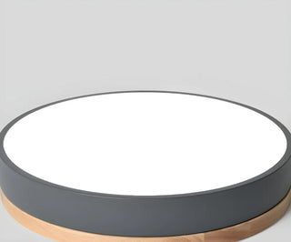 ZOWALA - Modern Simple Round Acrylic LED Flush Mount Light Image - 16