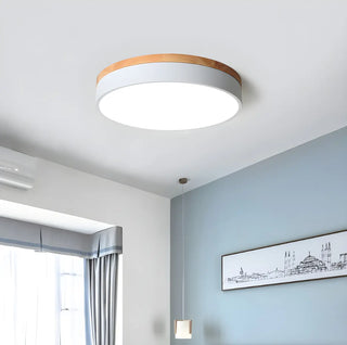ZOWALA - Modern Simple Round Acrylic LED Flush Mount Light Image - 8