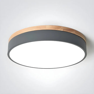 ZOWALA - Modern Simple Round Acrylic LED Flush Mount Light Image - 9