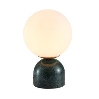 Modern Simple White Globe Ceramic Black Base Table Lamp Zawala Image - 16