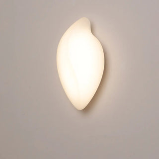 Modern Organic White Leaf-Shaped LED Wall Sconce Zawala Image - 10
