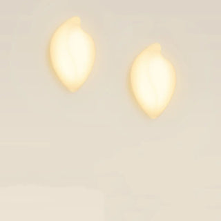 Modern Organic White Leaf-Shaped LED Wall Sconce Zawala Image - 7