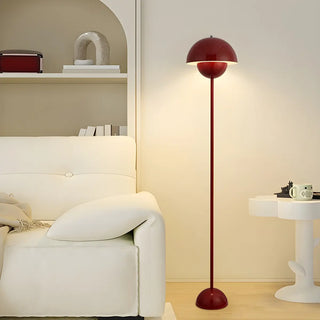 Simple Bedroom Yellow Pod Metal LED Floor Lamp Zawala Image - 7