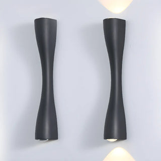 Modern Slim Metal Wall Sconce for Bedroom - Gold Mini Zawala Image - 13