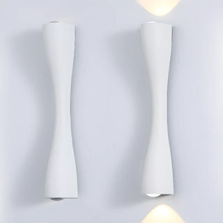 Modern Slim Metal Wall Sconce for Bedroom - Gold Mini Zawala Image - 14
