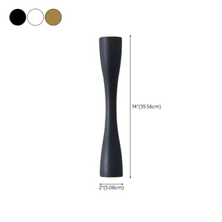 Modern Slim Metal Wall Sconce for Bedroom - Gold Mini Zawala #size
