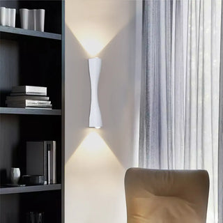 Modern Slim Metal Wall Sconce for Bedroom - Gold Mini Zawala Image - 3