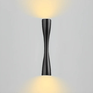 Modern Slim Metal Wall Sconce for Bedroom - Gold Mini Zawala Image - 4