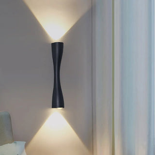 Modern Slim Metal Wall Sconce for Bedroom - Gold Mini Zawala Image - 5