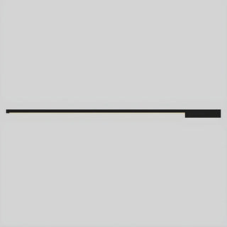 ZOWALA - Modern Slim Linear Black LED Vanity Wall Light Image - 16