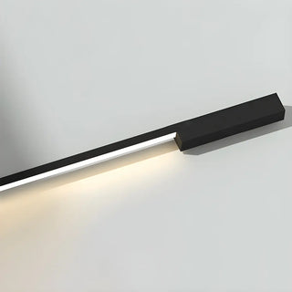 ZOWALA - Modern Slim Linear Black LED Vanity Wall Light Image - 7
