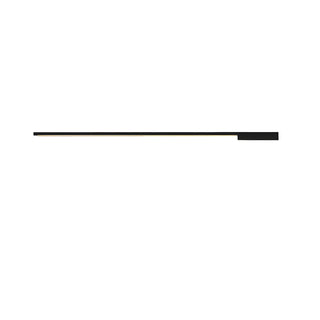 ZOWALA - Modern Slim Linear Black LED Vanity Wall Light Image - 9