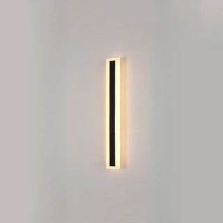 Modern Slim Vertical Outdoor LED Wall Light Zawala Image - 6