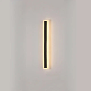 Modern Slim Vertical Outdoor LED Wall Light Zawala Image - 7