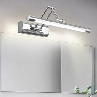 Sliver Cylinder Wall-Mount Adjustable Vanity Light Zawala Image - 3