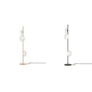 ZOWALA - Modern Smoke Grey Metal Floor Lamp Image - 12