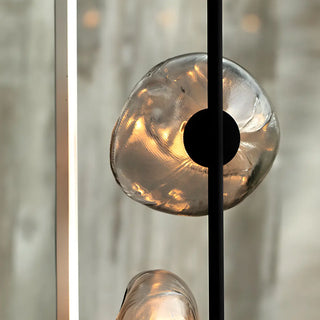 ZOWALA - Modern Smoke Grey Metal Floor Lamp Image - 3