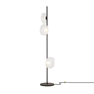 ZOWALA - Modern Smoke Grey Metal Floor Lamp Image - 6