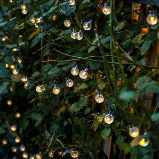 Outdoor Christmas Solar-Powered Orb LED String Lights Zawala Image - 5
