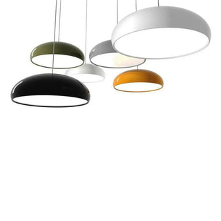 ZOWALA - Colorful Modern Aluminum Dome Dining Room Pendant Light Image - 9