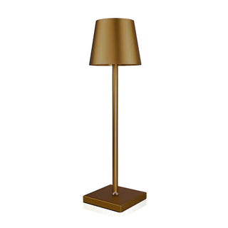 Modern Simple Square Base Barrel Shade Metal Table Lamp Zawala Image - 16