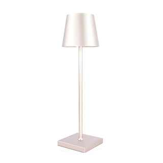 Modern Simple Square Base Barrel Shade Metal Table Lamp Zawala Image - 20