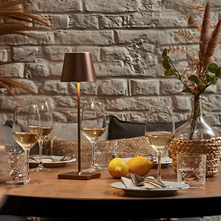 Modern Simple Square Base Barrel Shade Metal Table Lamp Zawala Image - 9