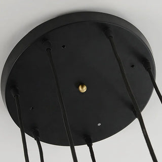ZOWALA - Contemporary Globe Cluster Alabaster Staircase Pendant Light Image - 17