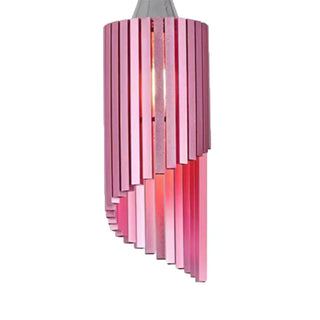 Modern Colorful Geometric Aluminum Corded Pendant Light Image - 11