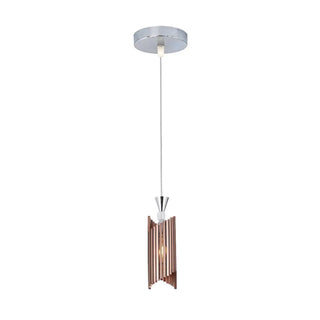Modern Colorful Geometric Aluminum Corded Pendant Light Image - 8