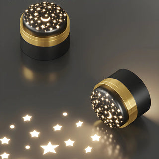 ZOWALA - Modern Star Black Gold Circular Ceiling Light