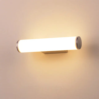 Modern Cylindrical White LED Bathroom Vanity Light Zawala Image - 12