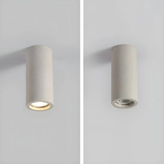 Entrance Simple Grey Stone Cylinder Flush Mount Light Zawala Image - 15