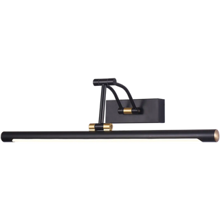 Modern Black and Gold Cylinder Vanity Light Fixture Zawala Image - 8