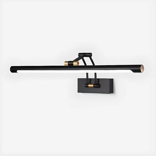 Modern Black and Gold Cylinder Vanity Light Fixture Zawala Image - 9