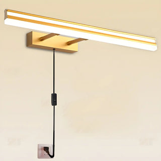Waterproof Gold Bar Modern LED Bathroom Vanity Light Zowala Image - 5