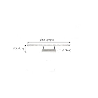 Cylinder Modern Stainless Steel Bathroom Vanity Light Zawala Image - 15