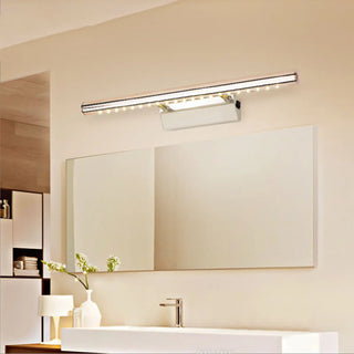Cylinder Modern Stainless Steel Bathroom Vanity Light Zawala Image - 2