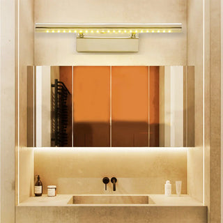 Cylinder Modern Stainless Steel Bathroom Vanity Light Zawala Image - 4