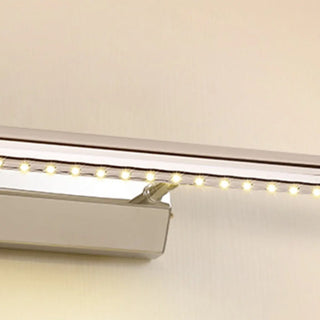 Cylinder Modern Stainless Steel Bathroom Vanity Light Zawala Image - 5