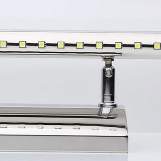 Cylinder Modern Stainless Steel Bathroom Vanity Light Zawala Image - 6
