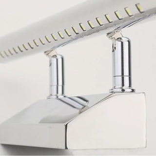 Cylinder Modern Stainless Steel Bathroom Vanity Light Zawala Image - 8