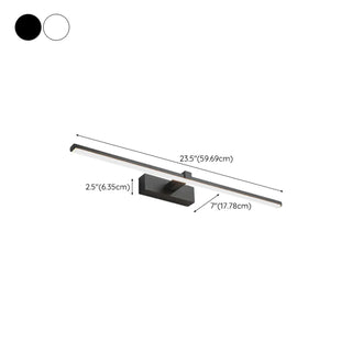 Modern Rectangular LED Bathroom Vanity Light Set Zawala Image - 26