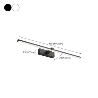 Modern Rectangular LED Bathroom Vanity Light Set Zawala Image - 27