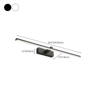 Modern Rectangular LED Bathroom Vanity Light Set Zawala Image - 28