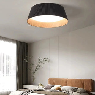 ZOWALA - Modish White Trumpet LED Flush Mount Light Image - 2