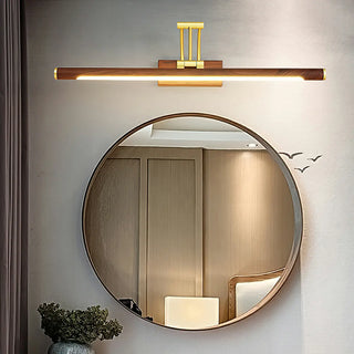 Adjustable Brown Linear Modern LED Metal Vanity Light Zowala Image - 1
